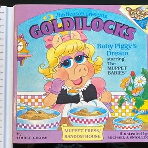 VintageJim Henson presents GOLDLOCKS Storybook 1985